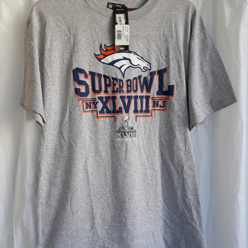 NFL Denver Broncos Super Bowl 48. NWT. L.